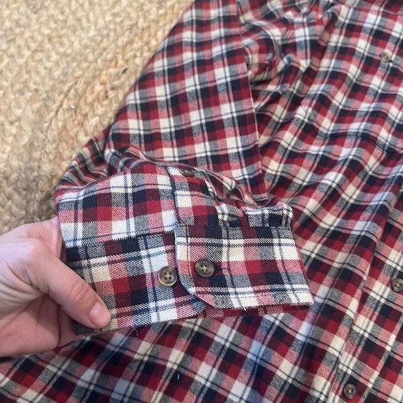 Carhartt Relaxed Fit Red Plaid Long Sleeve Button Up 4XL NWT - Picture 2 of 4